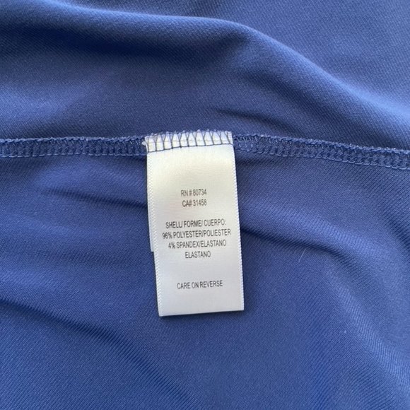 BCBGeneration Blue Pleated Women's Dress Size Small - Picture 9 of 10